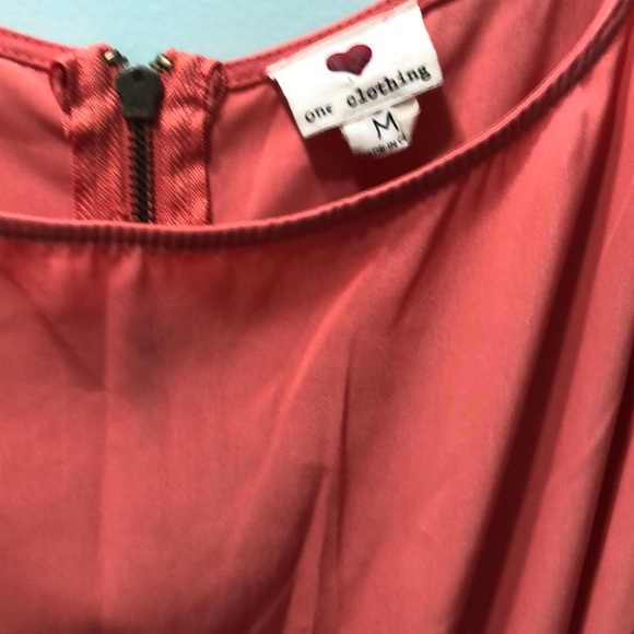 Salmon Coloured One Clothing Dress - Picture 2 of 2